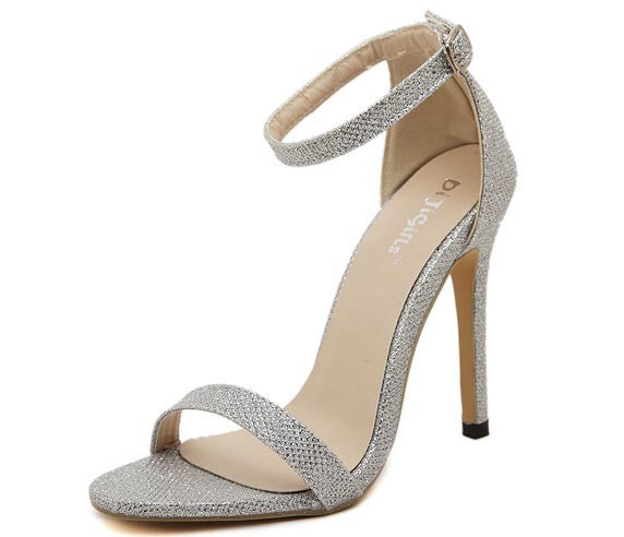 Online discount shop Australia - Large Size Women Party Sandals Brand Elegant High Heels Women's Dress Shoes Sandal Plus ZY610