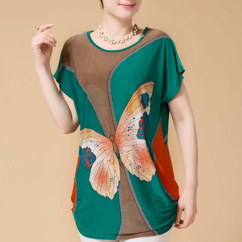 women casual blouses plus size short sleeve floral women blouses shirts