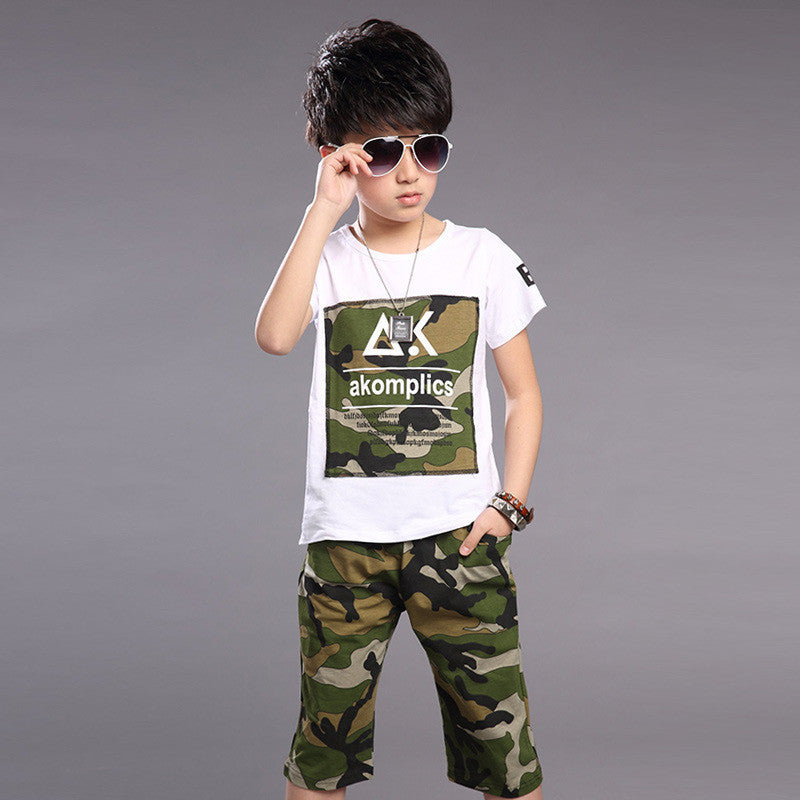boys clothes high quality cotton material o-neck sports children clothing set A401 - CelebritystyleFashion.com.au online clothing shop australia