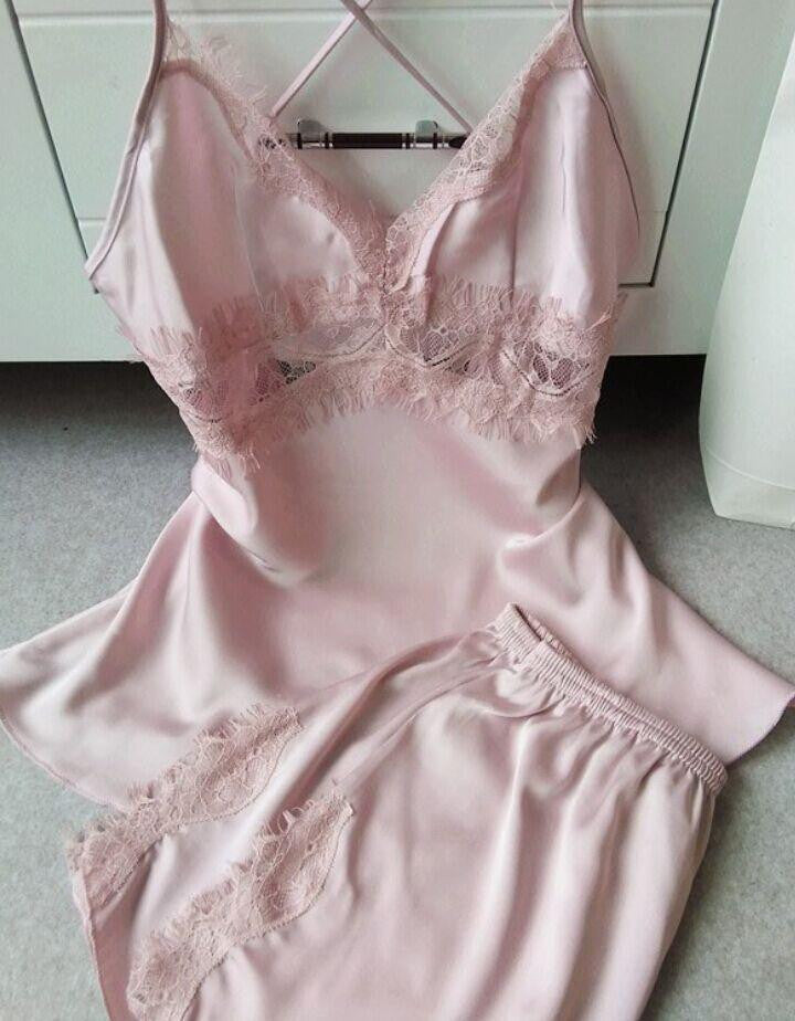 pijamas set Women Sleep set Deep V-neck Spaghetti Strap Shorts pijama women pajama sets