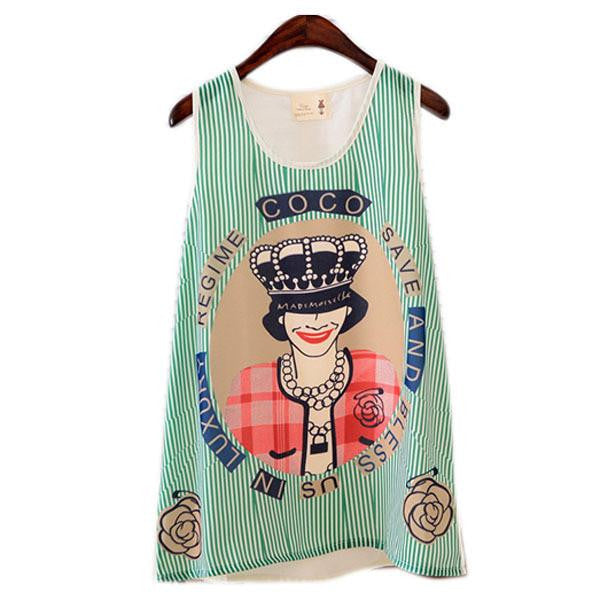 Online discount shop Australia - Lovely Fashion Women Girls Sleeveless Vest Tank Cami Tops Blouse Casual  Free Shippping