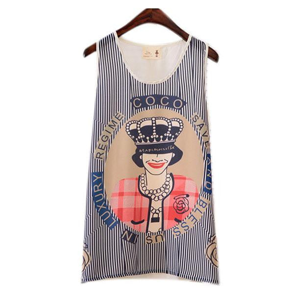 Online discount shop Australia - Lovely Fashion Women Girls Sleeveless Vest Tank Cami Tops Blouse Casual  Free Shippping