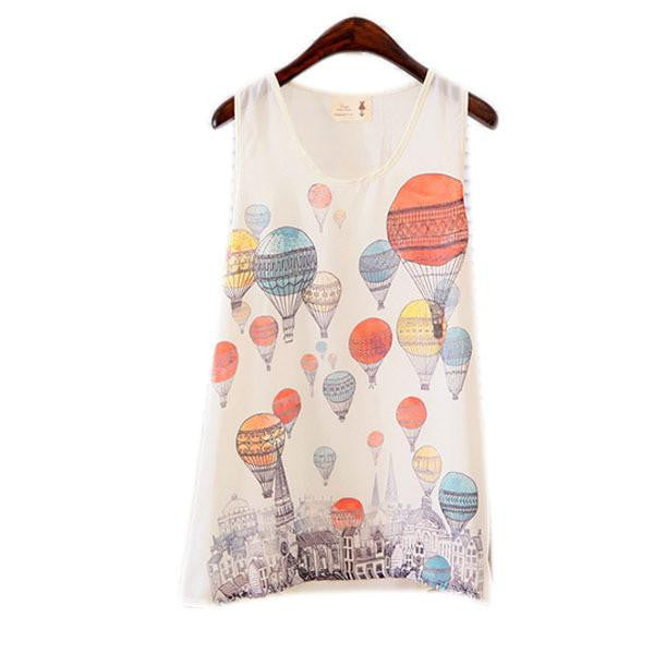 Online discount shop Australia - Lovely Fashion Women Girls Sleeveless Vest Tank Cami Tops Blouse Casual  Free Shippping