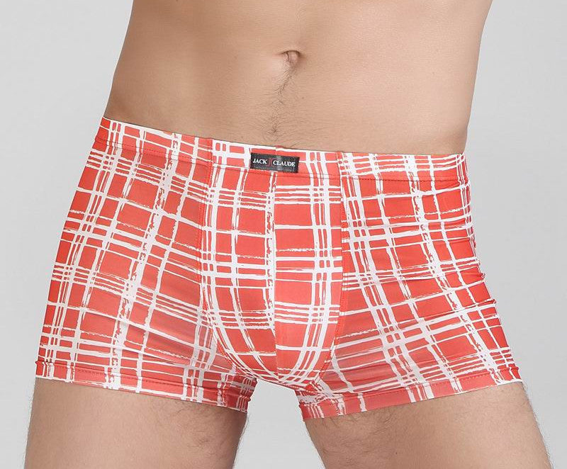 Online discount shop Australia - Breathable Men Underwear Boxers Shorts U Convex Male Pants Sexy Ice Silk Printing Man Underpants