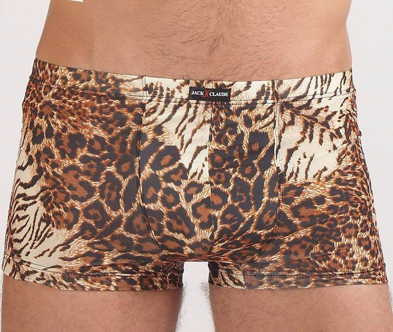 Online discount shop Australia - Breathable Men Underwear Boxers Shorts U Convex Male Pants Sexy Ice Silk Printing Man Underpants
