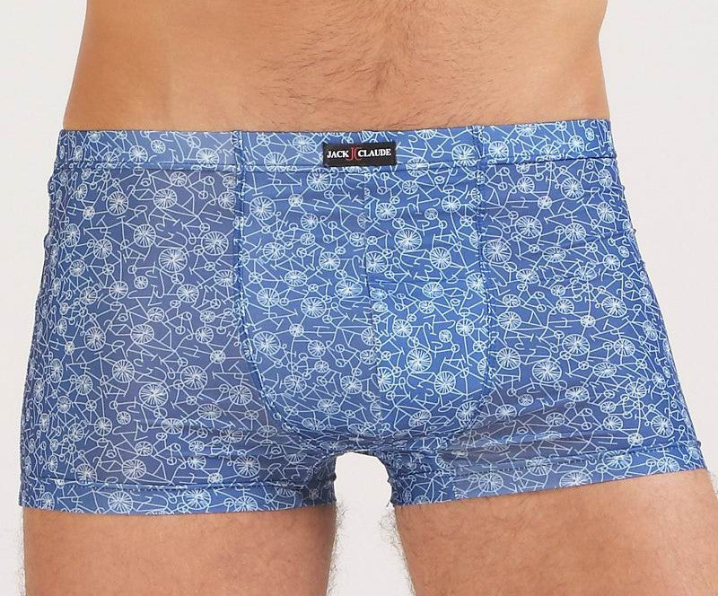 Online discount shop Australia - Breathable Men Underwear Boxers Shorts U Convex Male Pants Sexy Ice Silk Printing Man Underpants