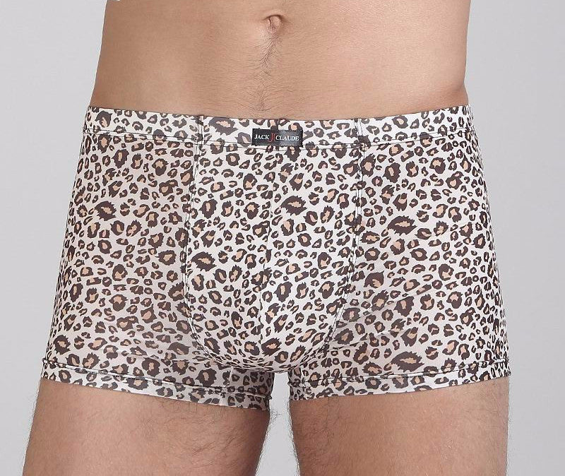 Online discount shop Australia - Breathable Men Underwear Boxers Shorts U Convex Male Pants Sexy Ice Silk Printing Man Underpants