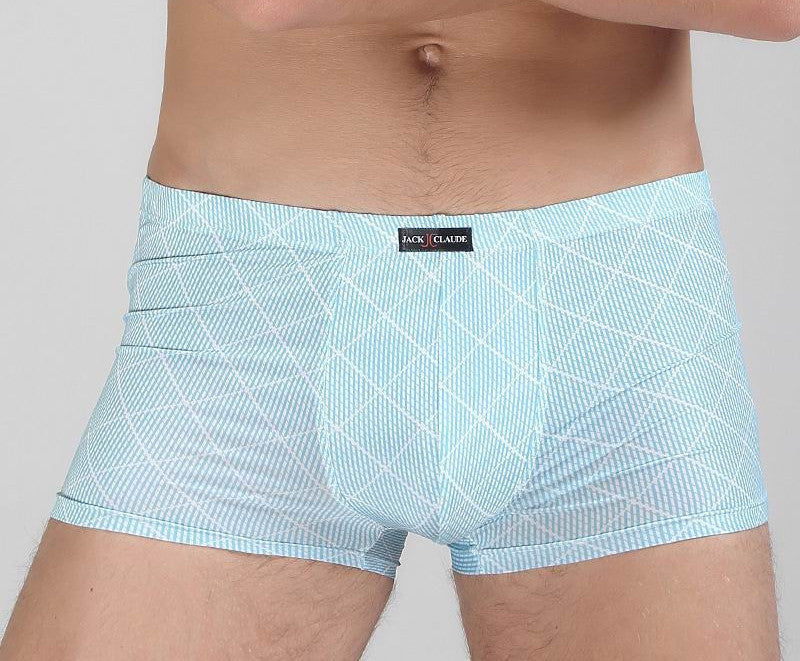 Online discount shop Australia - Breathable Men Underwear Boxers Shorts U Convex Male Pants Sexy Ice Silk Printing Man Underpants