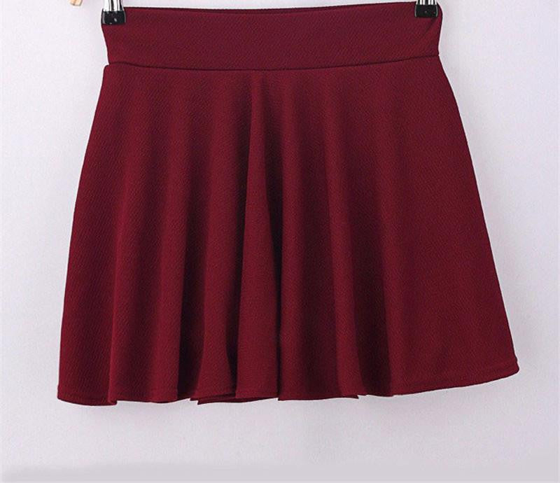 Skirt Women Fashion Skirts Womens High Waist mini pleated