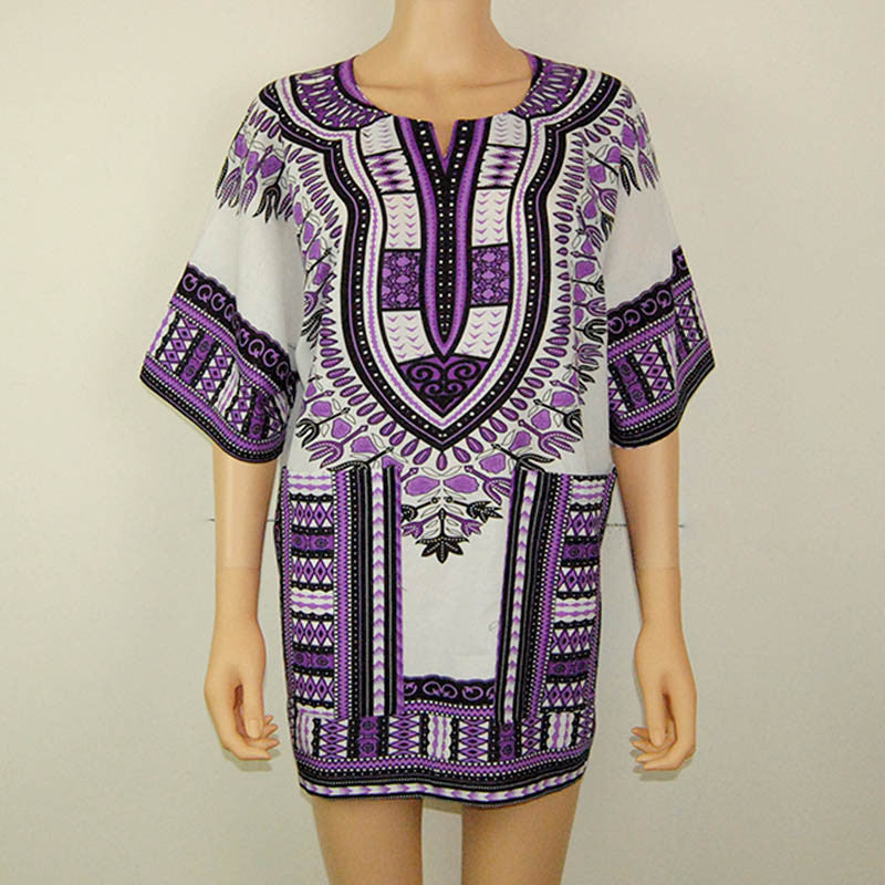 Online discount shop Australia - Boho Women Autumn Tunic Dress Hippie Punk Traditional Dashiki Top Shirt Dresses for African Clothing Plus Size 10744