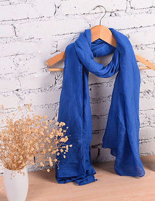 Fashion Pure Women Scarf Long Cotton Candy Colors Shawl 18 Colors Warm Soft Women Muffler