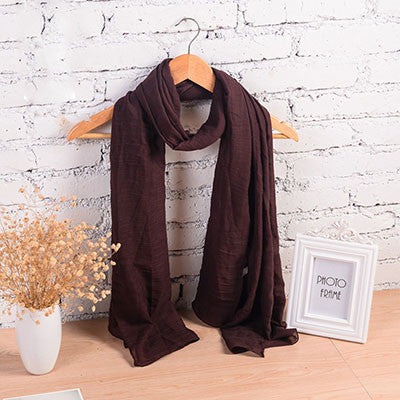 Fashion Pure Women Scarf Long Cotton Candy Colors Shawl 18 Colors Warm Soft Women Muffler