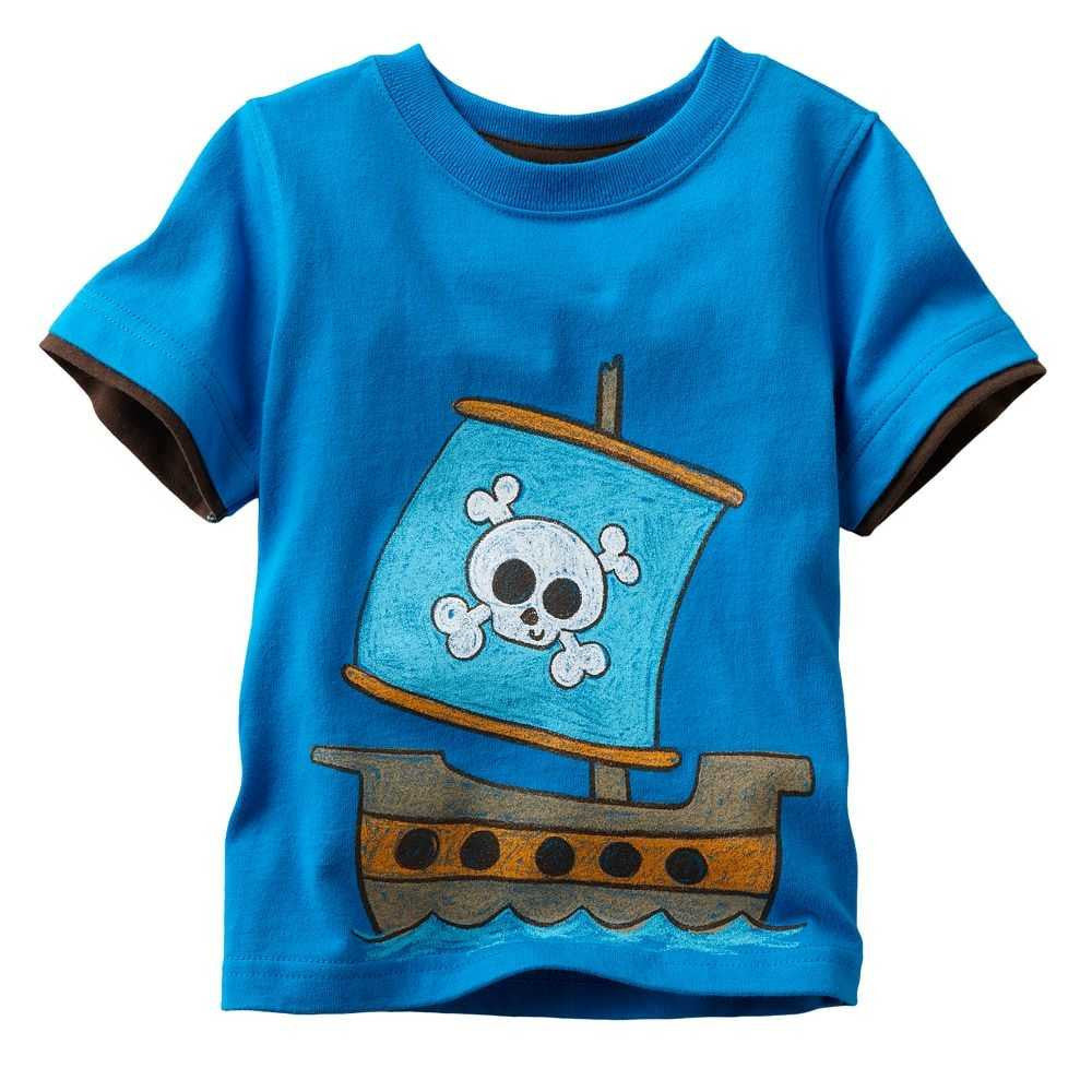 1-6Y Baby Boy T-shirt boys shirts children Tees Short sleeve shirts Summer Kids Tops Cartoon plane trucks Clothing Cotton stripe - CelebritystyleFashion.com.au online clothing shop australia
