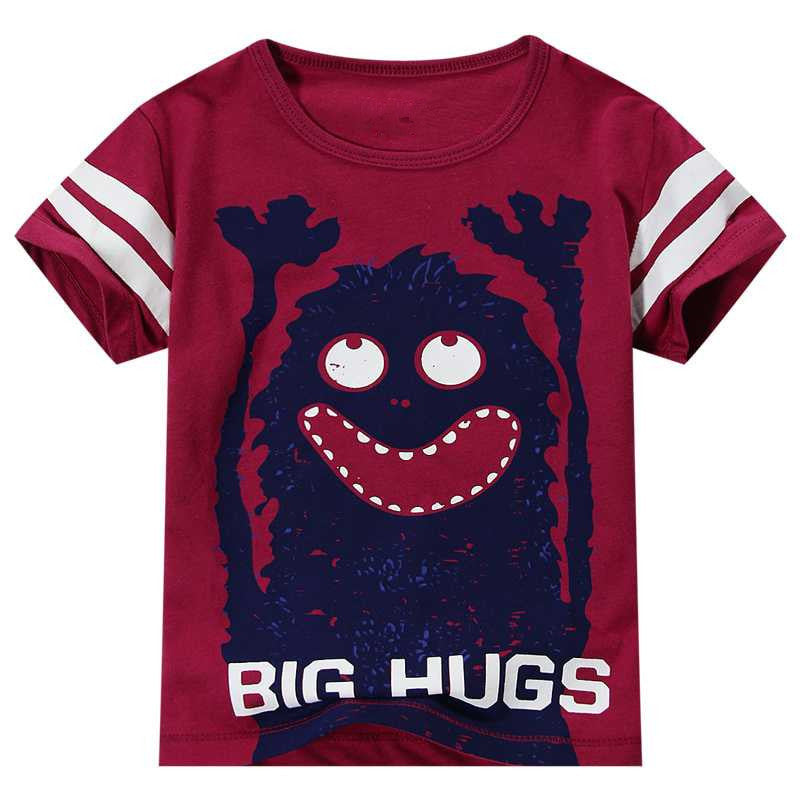 1-6Y Baby Boy T-shirt boys shirts children Tees Short sleeve shirts Summer Kids Tops Cartoon plane trucks Clothing Cotton stripe - CelebritystyleFashion.com.au online clothing shop australia