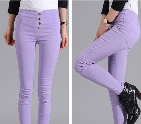 Online discount shop Australia - Elegant Women Work Wear Plus Size Slim High Waist Stretch Pencil Pants Women Trousers Leggings