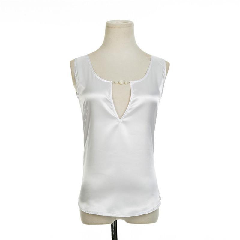 style Women Tops solid Tees Sleeveless Loose Blouses shirts Plus Size Female Shirts