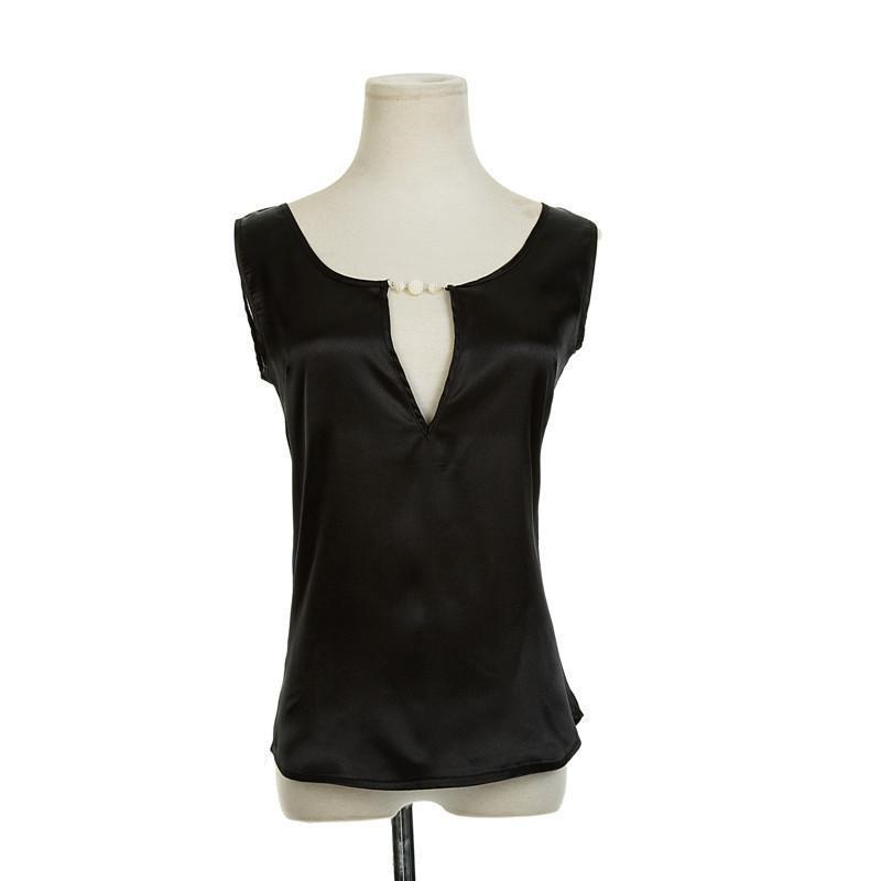style Women Tops solid Tees Sleeveless Loose Blouses shirts Plus Size Female Shirts