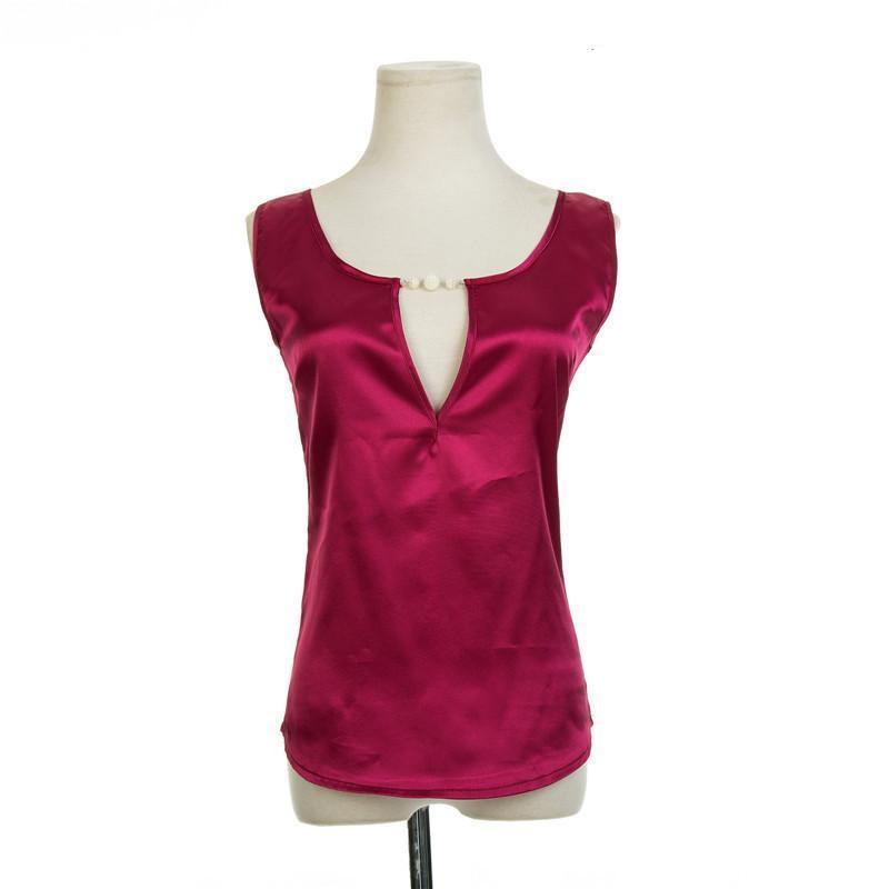 style Women Tops solid Tees Sleeveless Loose Blouses shirts Plus Size Female Shirts