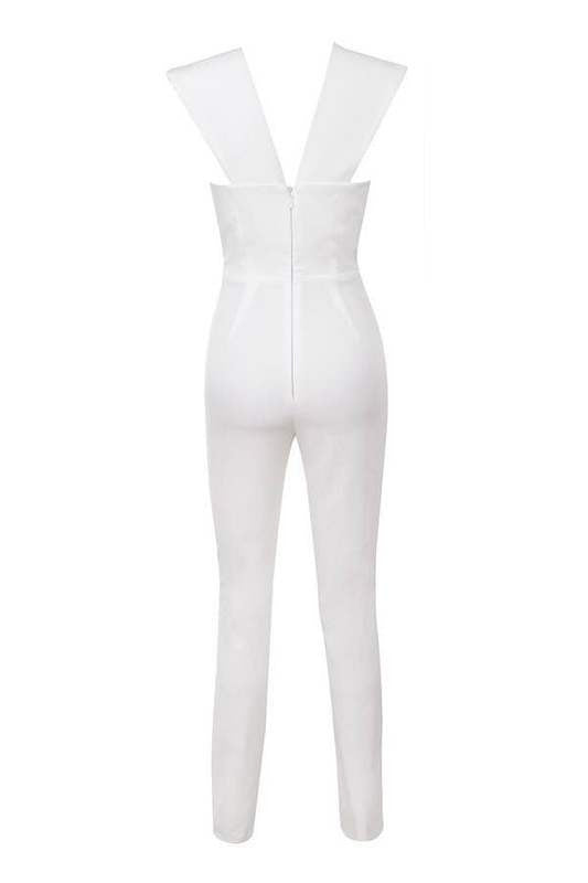 Online discount shop Australia - New Arrivals Gray Deep v Fitted Sexy Bodycon Jumpsuit Nightclub Women Blue Burgunday Rosy 10 Colors Available