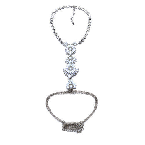 ZA Long Body Chain DIY Handmade Luxury Blue Red Gem Fashion Crystal Necklace Pendant Set Statement Vacation