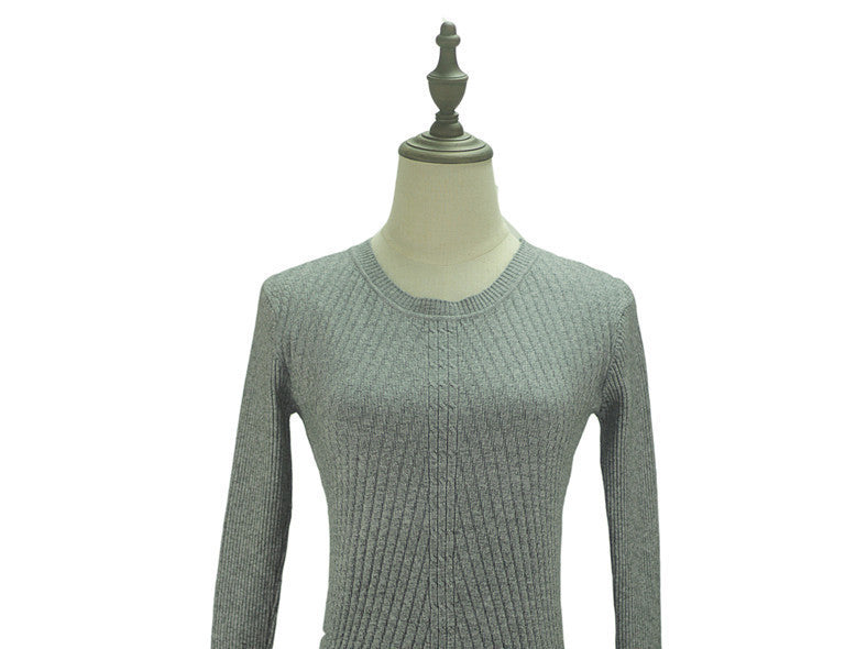 Colorful Apparel Womens Autumn Winter Cashmere Blended Sweater O-Neck Pullovers Long Sleeve Jumpers Women's Knitted Sweaters - CelebritystyleFashion.com.au online clothing shop australia