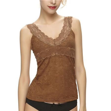 Womens Tank top lace tops Crochet Back Hollow-out woman Vest Lace Vest 5 Colors