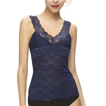 Womens Tank top lace tops Crochet Back Hollow-out woman Vest Lace Vest 5 Colors