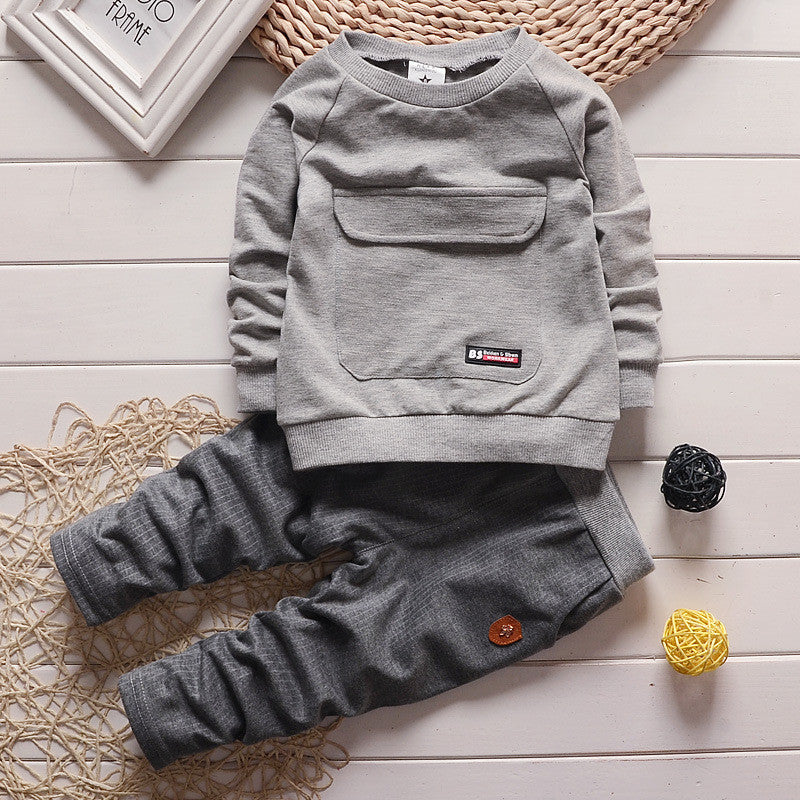 2 Pcs Fashion Boys Children Sets Spring Autumn Cotton Children Toddler Boys Clothing Outfits Baby Clothes Suit 1392 - CelebritystyleFashion.com.au online clothing shop australia