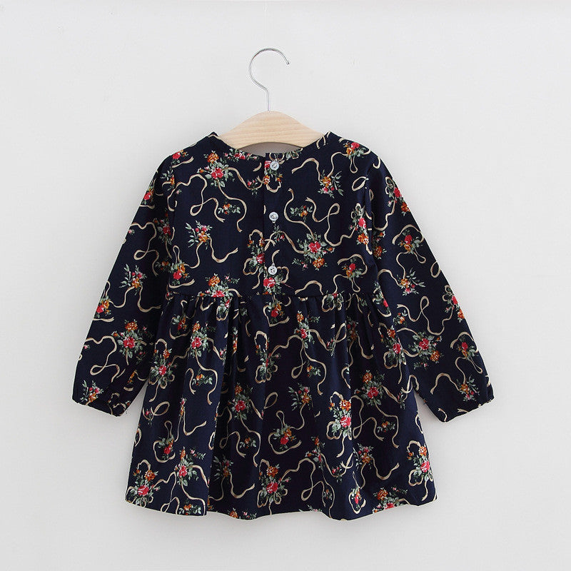 Online discount shop Australia - Long Sleeve Girl Dress New Casual Style Baby Girl Dresses Girls Clothes Dress for Kids Clothes 8 Colors