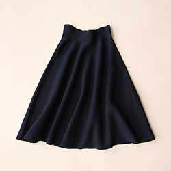 Online discount shop Australia - Knit Long Skirts Women Wool Mid-Calf Knit Skirt For Women Saia Longa Woolen Umbrella Long Skirts