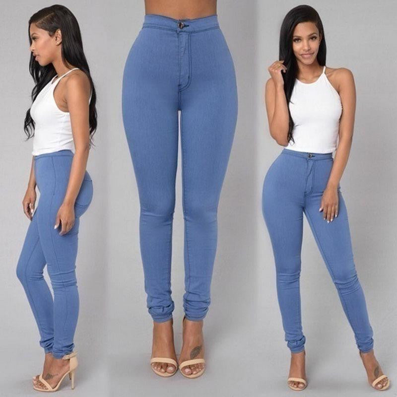 Slim professional women western-style trousers white black pants mid waist plus size formal Female Pencil Pants