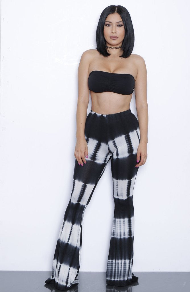 Women Pants Elegant Elastic Casual Long Wide Leg Pants Print Flared trousers Palazzo Trousers Plus Size 19 Colors