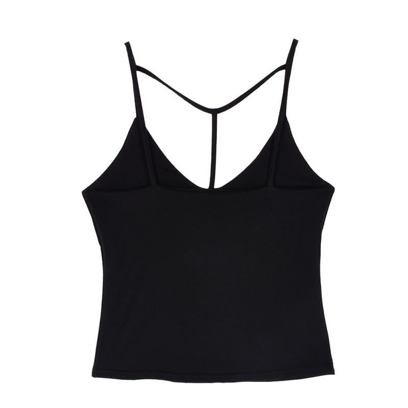 Women Clothes Tops Bandage Cami Tops Tight-fitting V-neck Sleeveless Tanks Crop Top Arrival