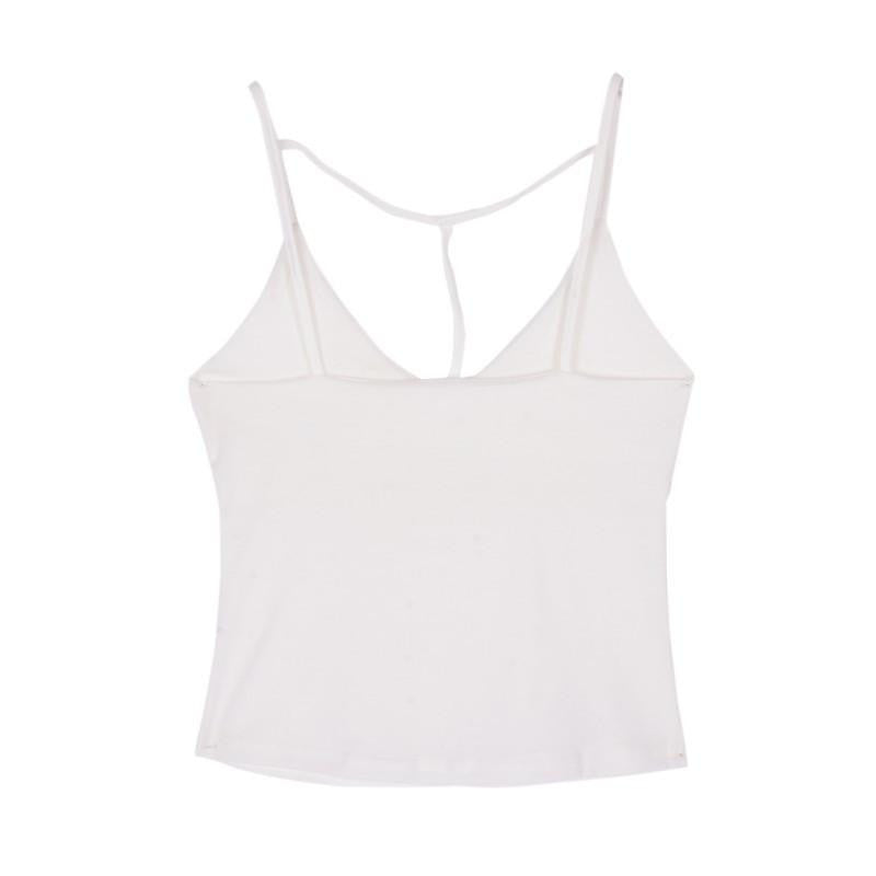 Women Clothes Tops Bandage Cami Tops Tight-fitting V-neck Sleeveless Tanks Crop Top Arrival
