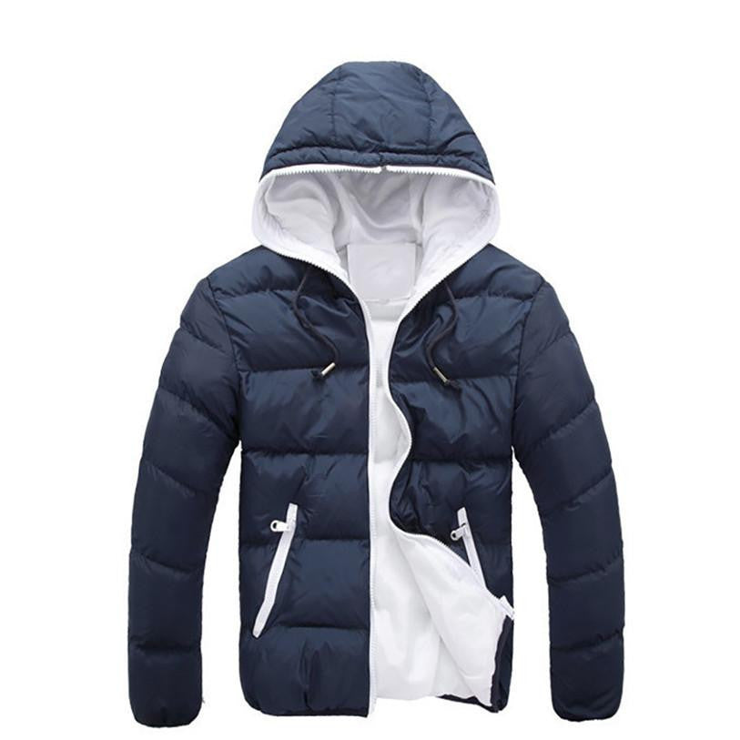 Superior Men's Slim Casual Warm Hooded Thick Coat Parka Jacket Down Male Overcoat Nov 4