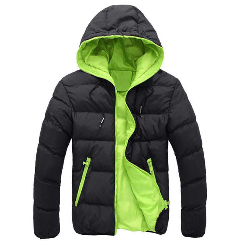 Superior Men's Slim Casual Warm Hooded Thick Coat Parka Jacket Down Male Overcoat Nov 4