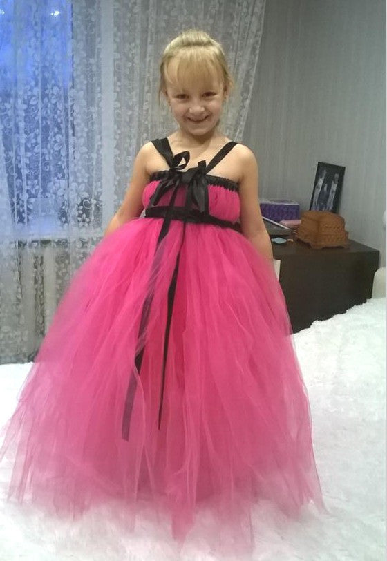 tutu tulle gray baby bridesmaid flower girl wedding dress fluffy ball gown USA birthday evening prom cloth party dress