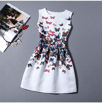 Online discount shop Australia - Fashion Bottoming Dress Summer Style Women Dress Vintage Printing Sexy Party Dresses vestidos Leisure Plus Size Summer Dress