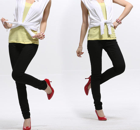 Online discount shop Australia - high waist jeans women Casual Candy Color Plus Size Pencil Legging Skinny Pants Trousers jeans for Women 6XL