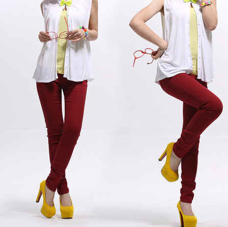 Online discount shop Australia - high waist jeans women Casual Candy Color Plus Size Pencil Legging Skinny Pants Trousers jeans for Women 6XL