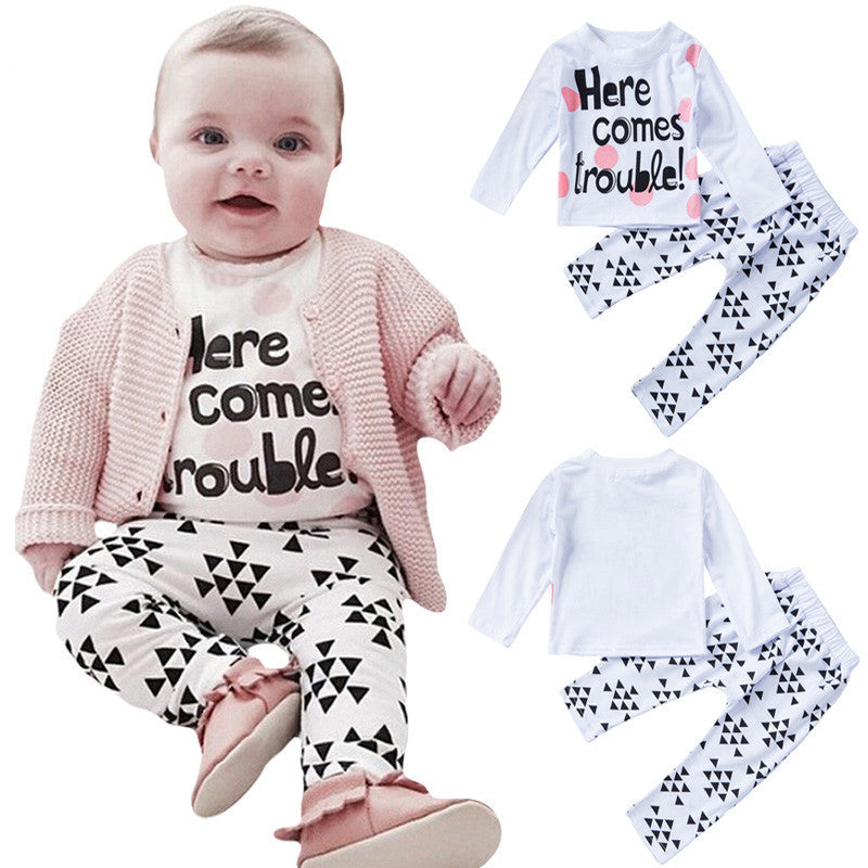 Toddler Baby Boys Clothes Set Long Sleeve T shirt+Pants Outfit Suit Newborn Kids Girls Clothing Sets Christmas Costume - CelebritystyleFashion.com.au online clothing shop australia