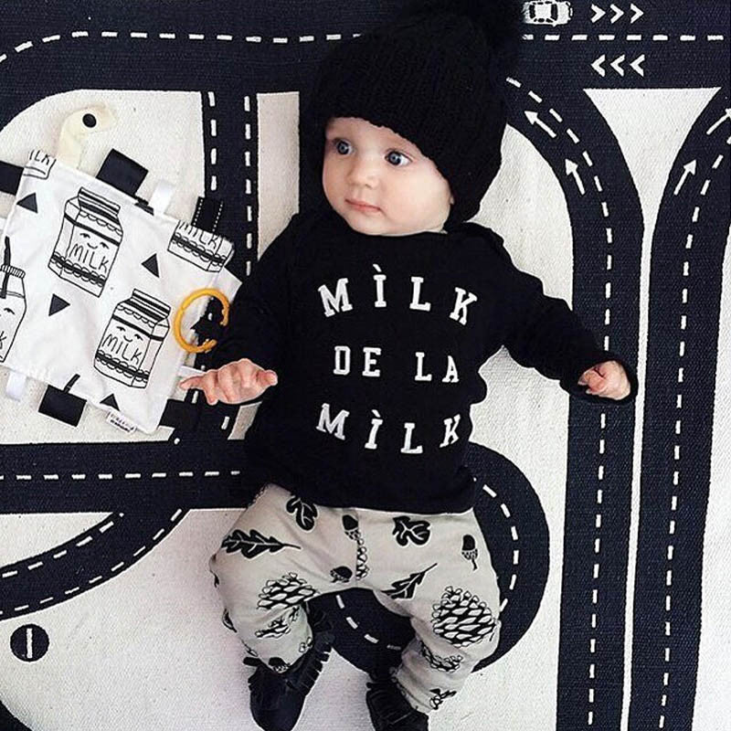 Toddler Baby Boys Clothes Set Long Sleeve T shirt+Pants Outfit Suit Newborn Kids Girls Clothing Sets Christmas Costume - CelebritystyleFashion.com.au online clothing shop australia