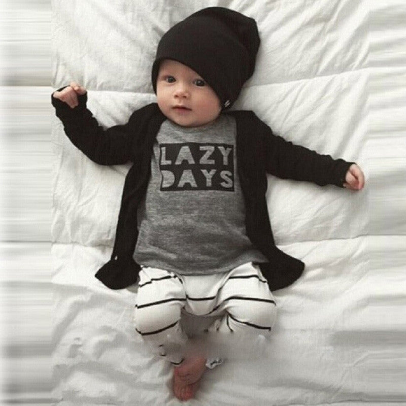 Toddler Baby Boys Clothes Set Long Sleeve T shirt+Pants Outfit Suit Newborn Kids Girls Clothing Sets Christmas Costume - CelebritystyleFashion.com.au online clothing shop australia