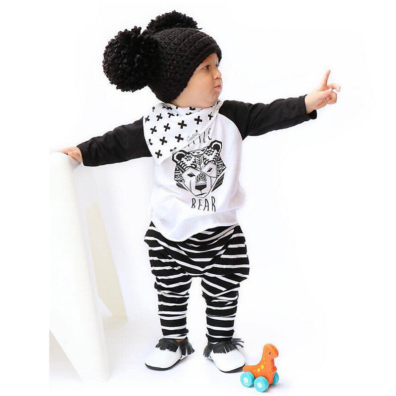 Toddler Baby Boys Clothes Set Long Sleeve T shirt+Pants Outfit Suit Newborn Kids Girls Clothing Sets Christmas Costume - CelebritystyleFashion.com.au online clothing shop australia