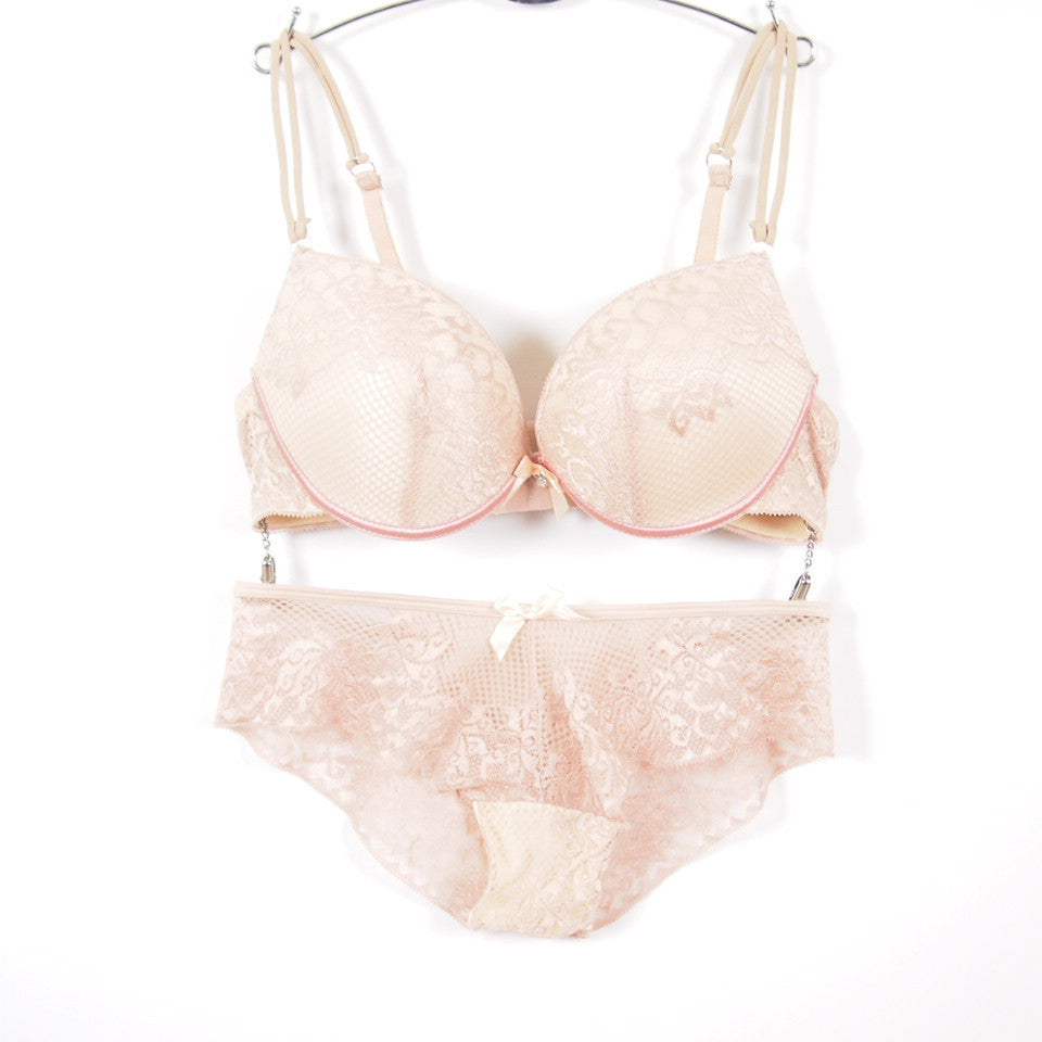 Deep U Push Up Bra Set bra sets sexy lingerie bra Women underwear bra brief sets,Intimates