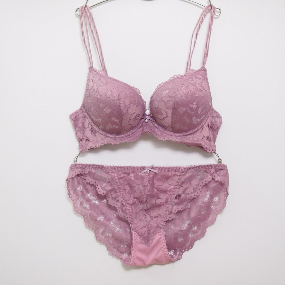 Deep U Push Up Bra Set bra sets sexy lingerie bra Women underwear bra brief sets,Intimates