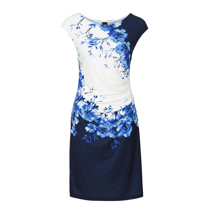 Online discount shop Australia - dress Women bodycon dress plus size women clothing chic elegant sexy fashion o-neck print dresses 9026