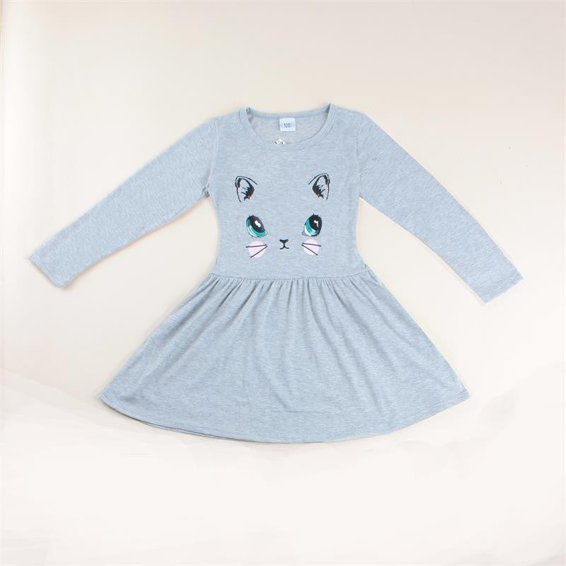 Online discount shop Australia - Children clothing girls dress kids long sleeve princess dress girl dresses