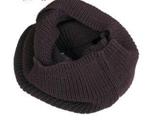 fashion winter warm Ring scarf lic Women Wool shawl Neck solid Wrap thicken Unisex Knitted scarves female pink sq306 - CelebritystyleFashion.com.au online clothing shop australia
