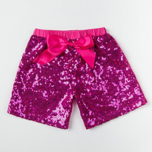 Baby Girls Shorts Golden Sequin Shorts With Bow Summer Children Girls Shiny Short Pants - CelebritystyleFashion.com.au online clothing shop australia
